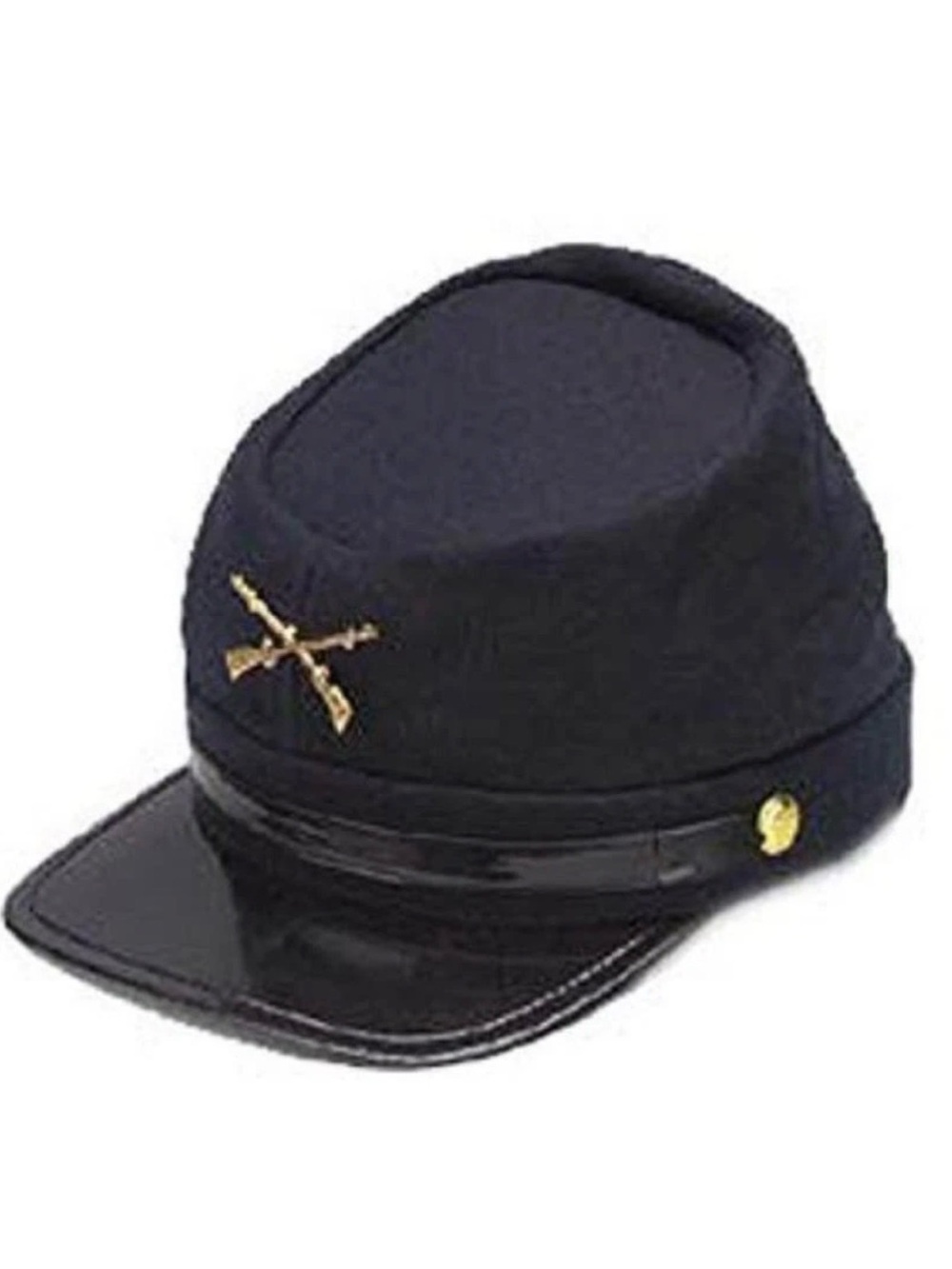 Vintage Henschel Hat Civil War Union Army Suede Leather Men's M